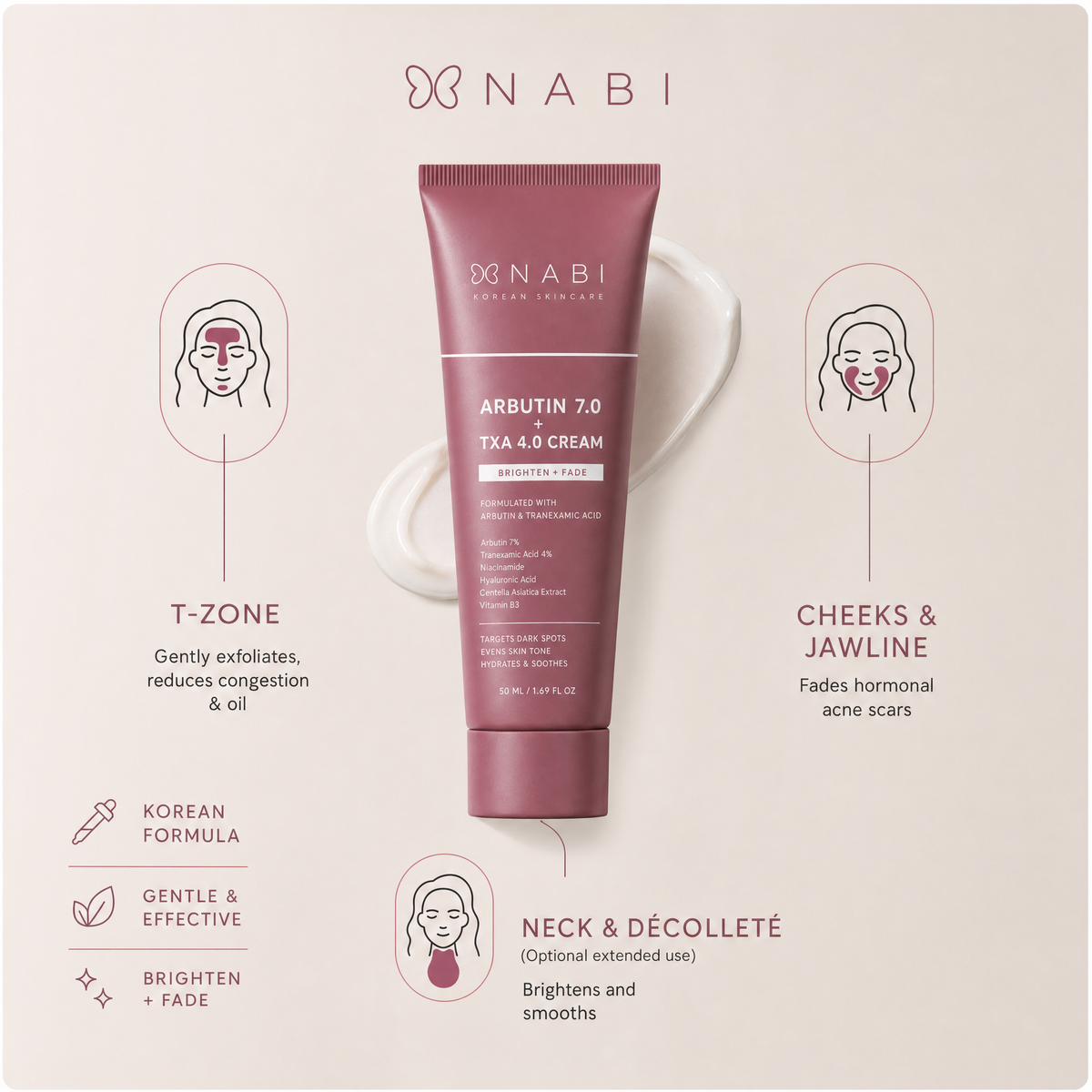 NABI - Alpha Arbutin + TXA Cream