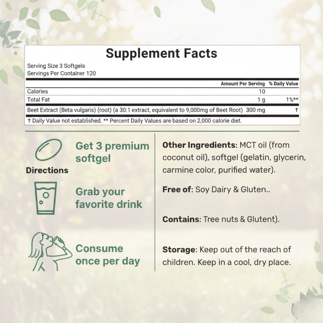 PureThrive™ Beet Power+ Softgels