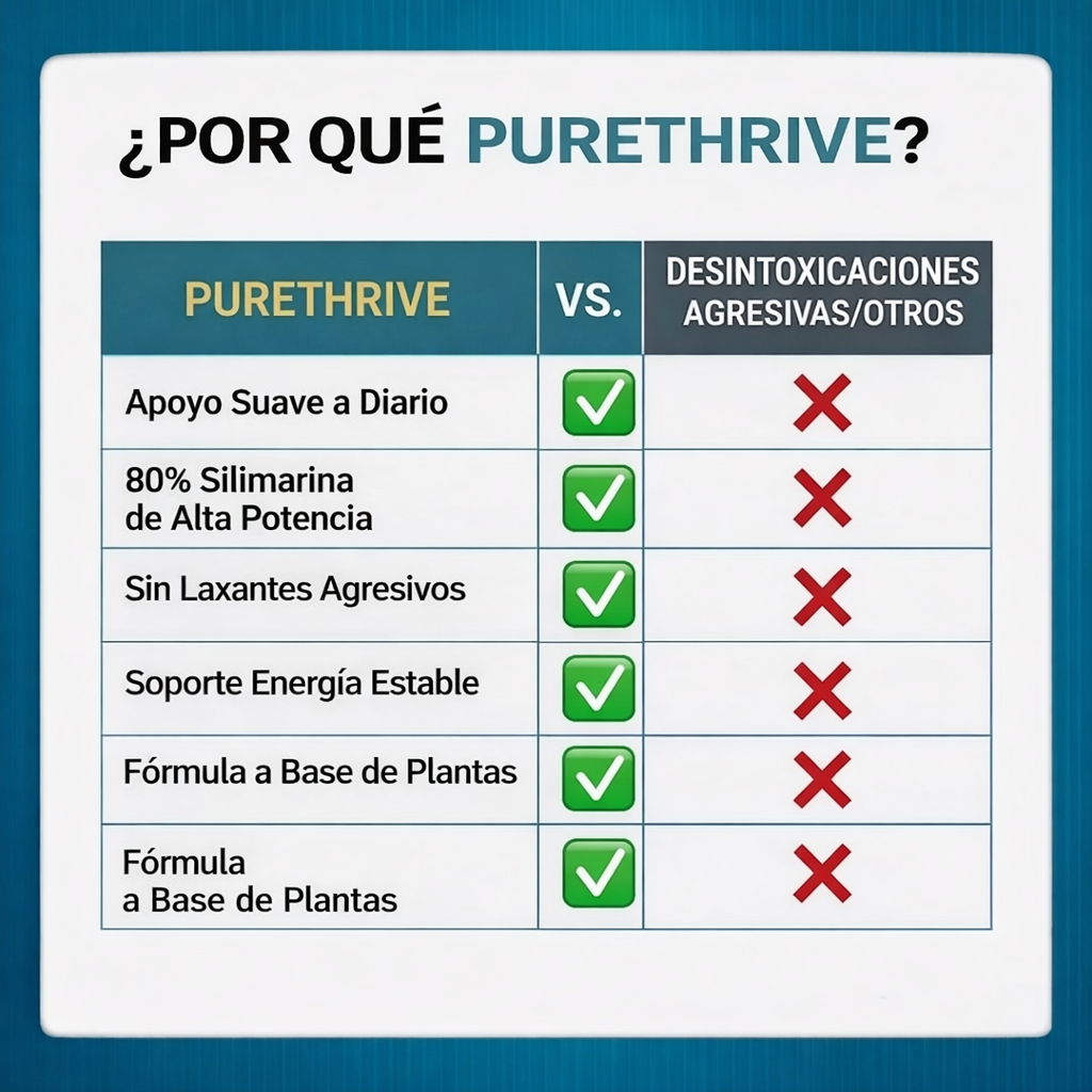Protector hepático PureThrive: extracto de cardo mariano