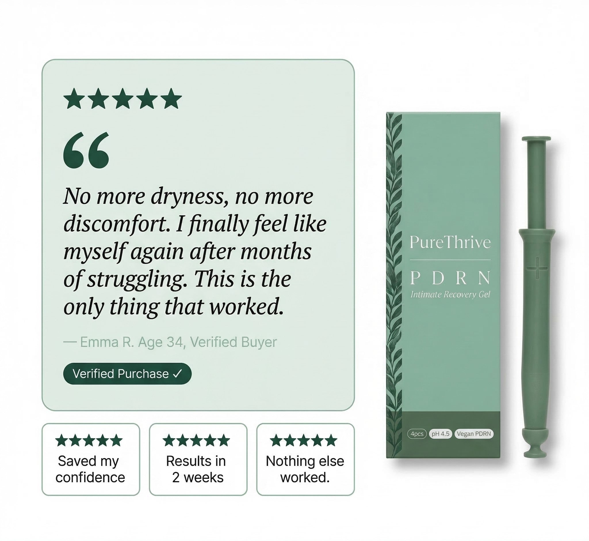 PureThrive PDRN Intimate Recovery Gel | Restore, Rejuvenate & Rebalance