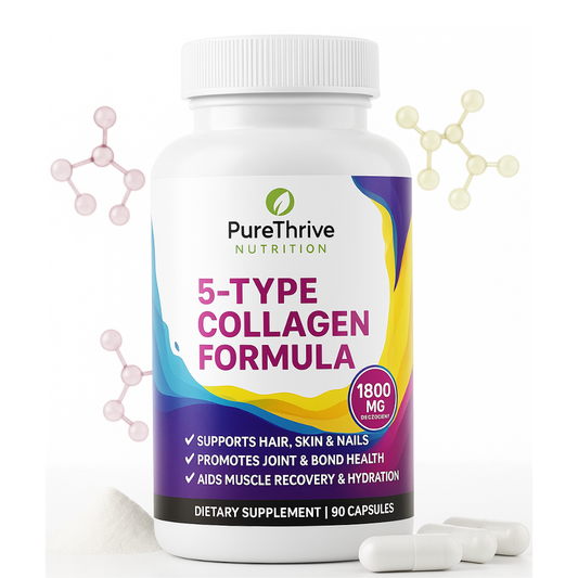 PureThrive 5-Type Nutrition Collagen Formula 1800mg