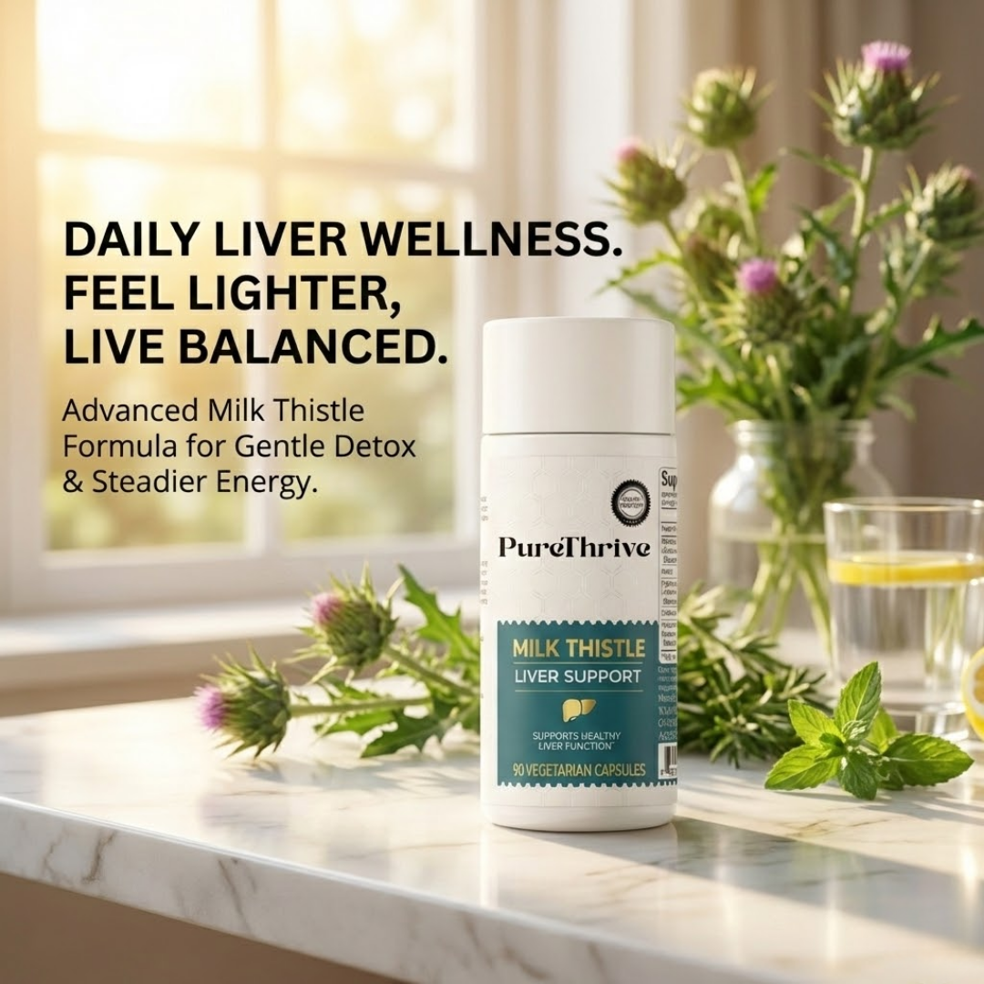 PureThrive Cardo Mariano Apoyo Hepático