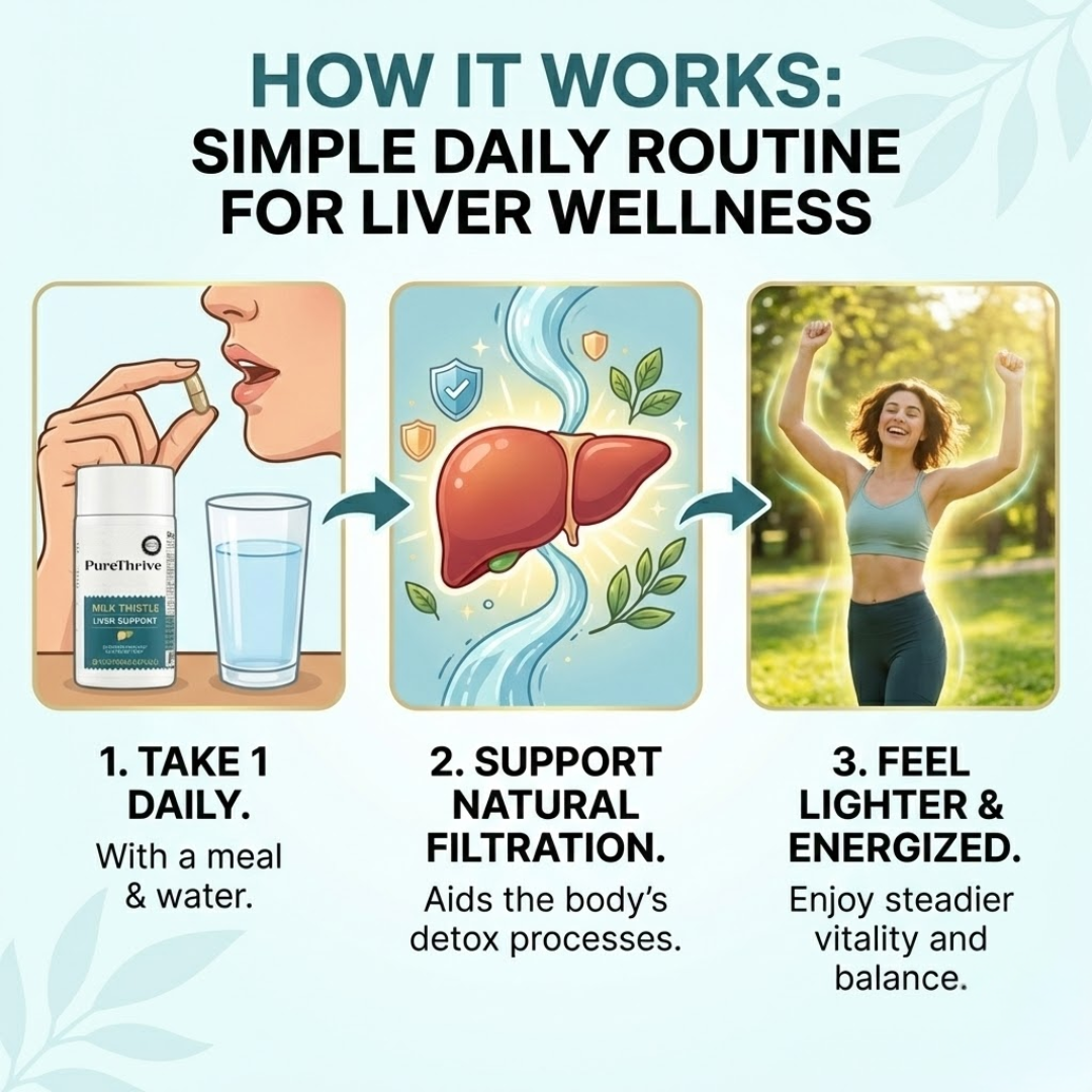 PureThrive Cardo Mariano Apoyo Hepático