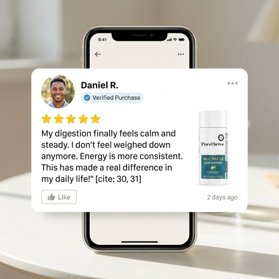 PureThrive Cardo Mariano Apoyo Hepático