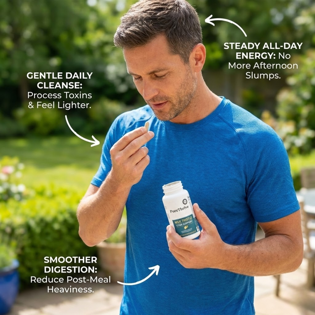 PureThrive Cardo Mariano Apoyo Hepático