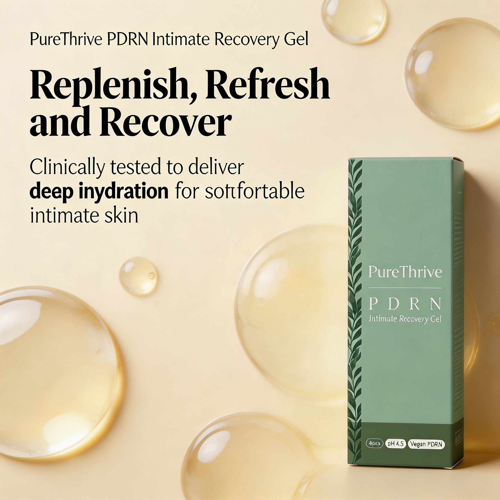 PureThrive PDRN Intimate Recovery Gel | Restore, Rejuvenate & Rebalance