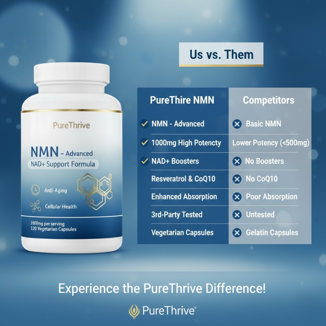 PureThrive NMN 1000mg Advanced NAD+ Formula