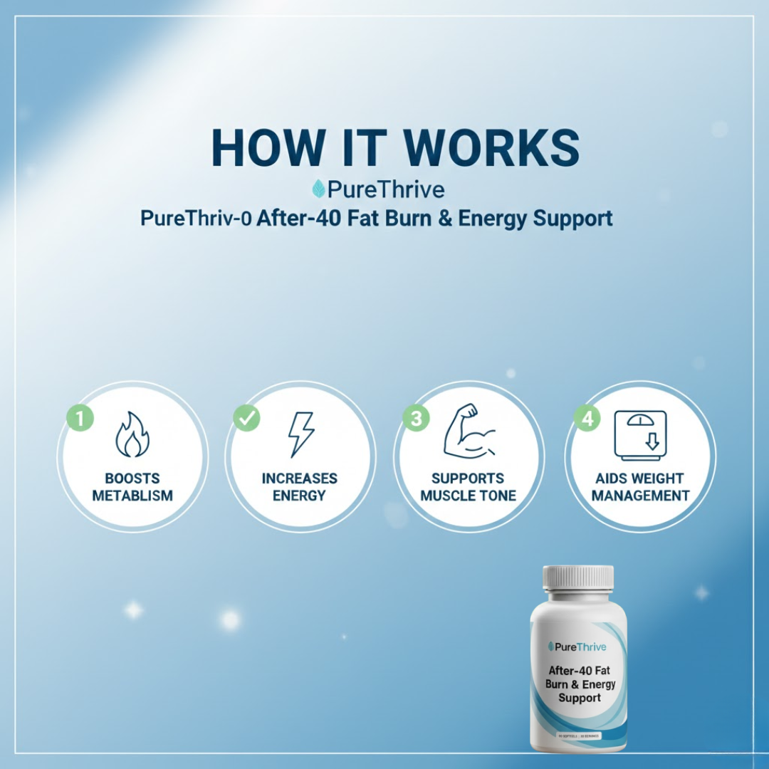 PureThrive After-40 Fat Burn & Energy Support