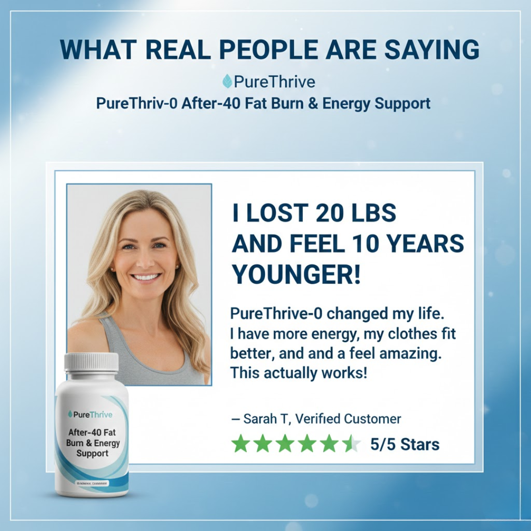 PureThrive After-40 Fat Burn & Energy Support