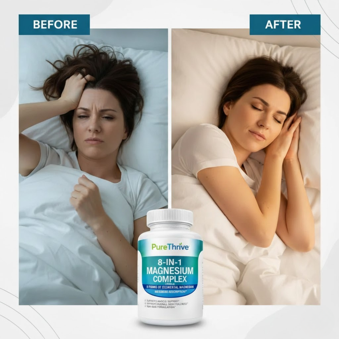 Complejo de magnesio PureThrive 8 en 1 1000 mg