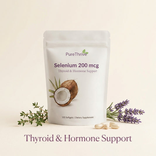 PureThrive Selenium 200mcg — Thyroid & Hormone Support