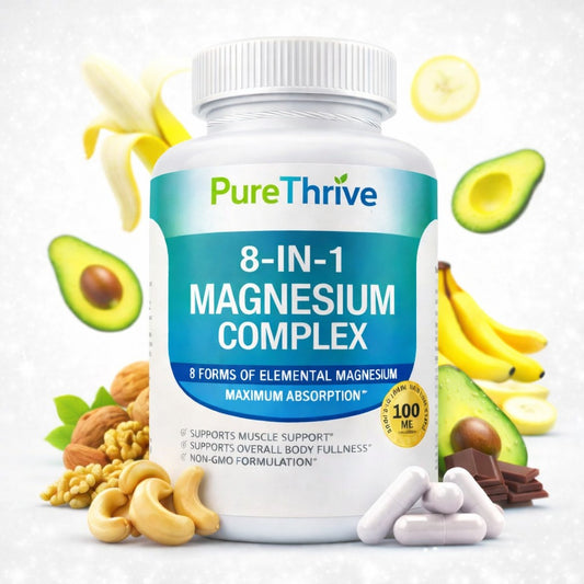Complejo de magnesio PureThrive 8 en 1 1000 mg
