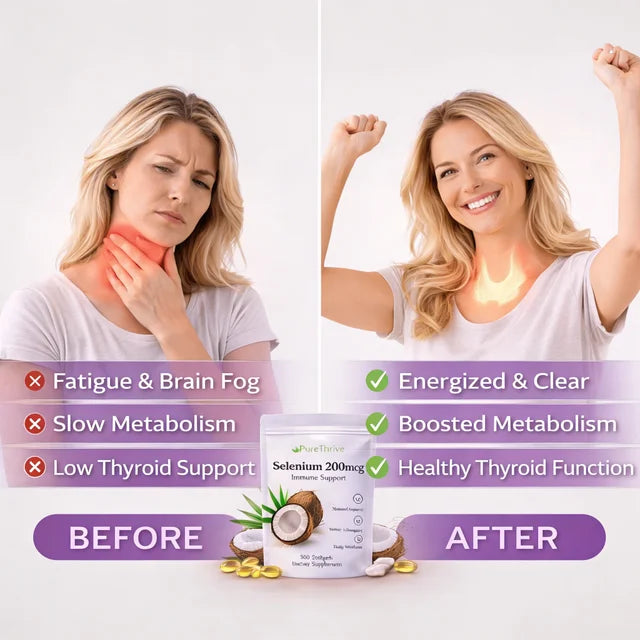 PureThrive Selenium 200mcg Immune Support